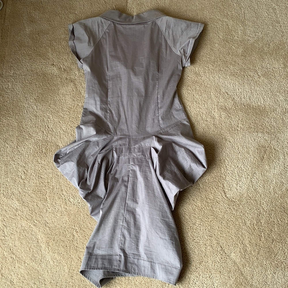 Kitchen Orange Button Up Dress - image 6